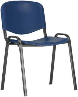. Konferenčná stolička "TAURUS PN, plastová, modrá