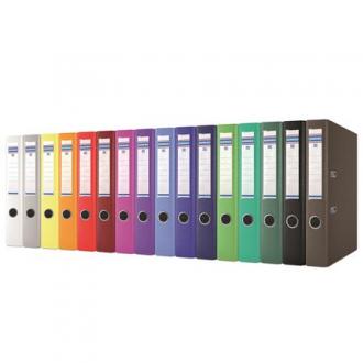 Pákový šanón, 50 mm, A4, PP/kartón, DONAU "Rainbow", biely
