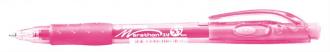 Guľôčkové pero, 0,4 mm, tlačidlový systém ovládania, STABILO "Marathon", ružové