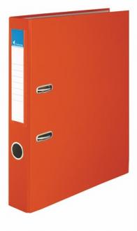Pákový šanón, 50 mm, A4, PP/kartón, VICTORIA  "Basic", oranžový