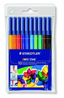 Fixky, 1 mm, vyprateľné, STAEDTLER "Noris Club", 10 rôznych farieb