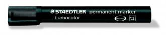 Permanentný popisovač, zrezaný hrot, STAEDTLER "Lumocolor 350", čierny