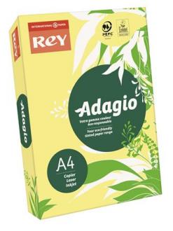 Kopírovací papier, farebný, A4, 80 g, REY "Adagio", neónový banán