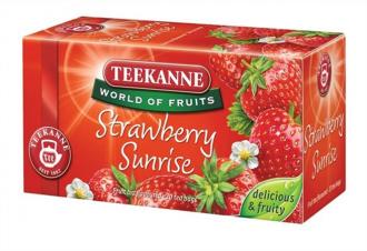 TEEKANNE Ovocný čaj "TeekanneWOF Strawberry Sunrise", jahoda, 50 g, 1x12