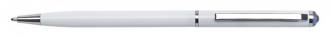 ART CRYSTELLA Guličkové pero, s tanzanite fialovým kryštálom,  13 cm, "SLIM- MADE WITH SWAROVSKI ELEMENT