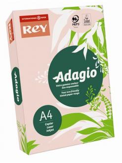 Kopírovací papier, farebný, A4, 80 g, REY "Adagio", pastelový ružový