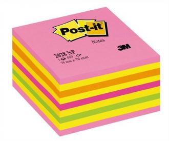 Samolepiaci bloček, 76x76 mm, 450 listov, 3M POSTIT, lollipop pink