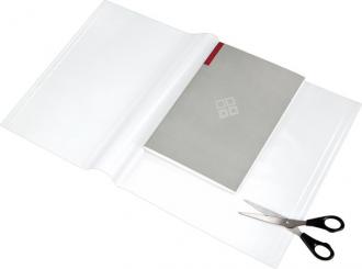 Panta Plast Obal na knihy, priehľadný, nastaviteľné okraje, samolepiaca páska, 550x310 mm, PANTA PLAST