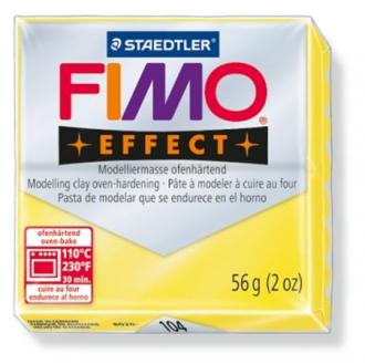 Modelovacia hmota, 56 g, FIMO "Effect", priehľadná žltá