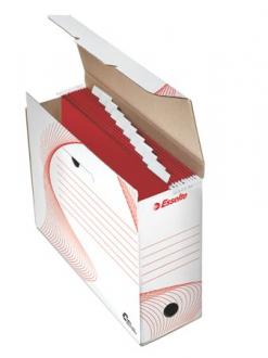 Archívny box, na závesné zakladacie dosky, 117 mm, recyklovaný kartón, ESSELTE "Standard"