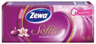 ZEWA Papierové vreckovky Zewa softis, 10x9, aroma therapy
