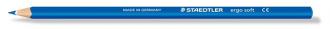 Farebná ceruzka, trojuholníkový tvar, STAEDTLER "Ergo Soft", modrá