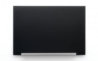 Magnetická sklenená tabuľa, 105,3x188,3 cm, NOBO "Diamond", čierna