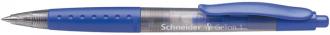 Gélové pero, 0,4 mm, tlačidlový systém ovládania, SCHNEIDER "Gelion 1", modré