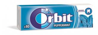 Žuvačka, 14 g, ORBIT Peppermint dražé