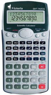 Kalkulačka, vedecká, 283 funkcií, VICTORIA "GVT-742CQ"