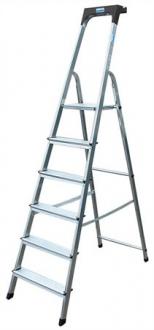 KRAUSE Stupňovitý rebrík Safety, 6 stupňov