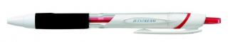 Guľôčkové pero, 0,35 mm, tlačidlový systém ovládania, biele telo pera, UNI "SXN-155 Jetstr