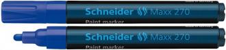 Lakový popisovač, 1-3 mm, SCHNEIDER "Maxx 270", modrý