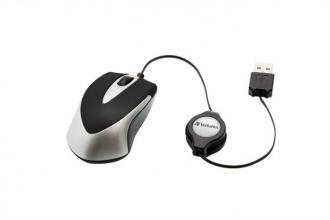 VERBATIM Optická myš "Go Mini", k notebookom, strieborná-čierna