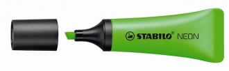 Zvýrazňovač, 2-5 mm, STABILO "Neon", zelený