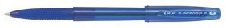 Guličkové pero, 0,22 mm, s uzáverom, PILOT "Super Grip G", modré