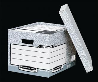 Archívny kontajner, kartónový, štandard, "BANKERS BOX® SYSTEM by FELLOWES®"