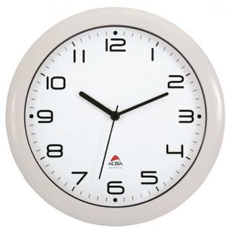 Nástenné hodiny, 30 cm, ALBA "Hornew", krémové