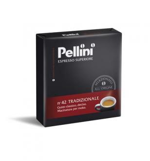 Káva, pražená, mletá, 2x250 g,  PELLINI, "Tradizionale"