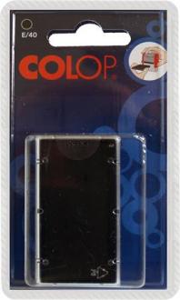 Náhradná poduška k pečiatkam, 2 ks/blister, COLOP "E/40", čierna