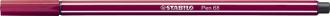Popisovač, 1 mm, STABILO "Pen 68", fialový