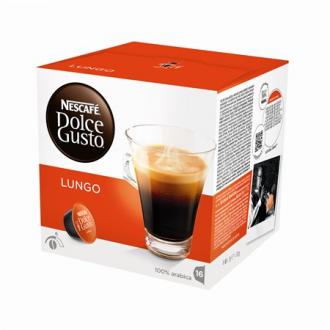 NESCAFE Kávové kapsule, 16 ks,  NESCAFÉ "Dolce Gusto Caffé Lungo"