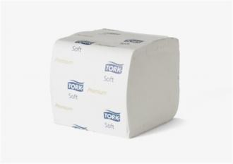 Toaletný papier, T3 systém, 2 vrstvový, 252 listov, TORK "Premium soft", biely