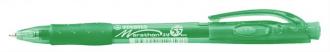 Guličkové pero, 0,4 mm, tlačidlový systém ovládania, STABILO "Marathon", zelené