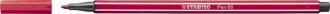 Popisovač, 1 mm, STABILO "Pen 68", tmavočervený