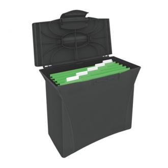 ESSELTE Box na závesné zakladacie dosky, plastový, 5 ks závesných zakladacích dosiek, mobilný, ESS