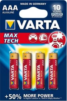 VARTA Mikrobatéria "MaxTech" LR03, AAA, 4 ks