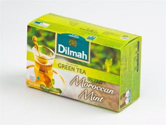 DILMAH Zelený čaj, 20x1,5g, s vôňou mäty "Maroko"